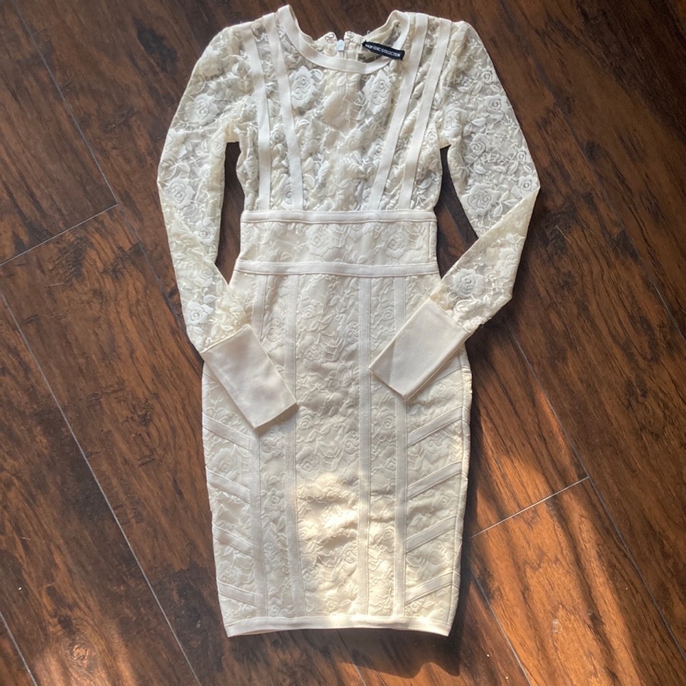 Lace bodycon party dress